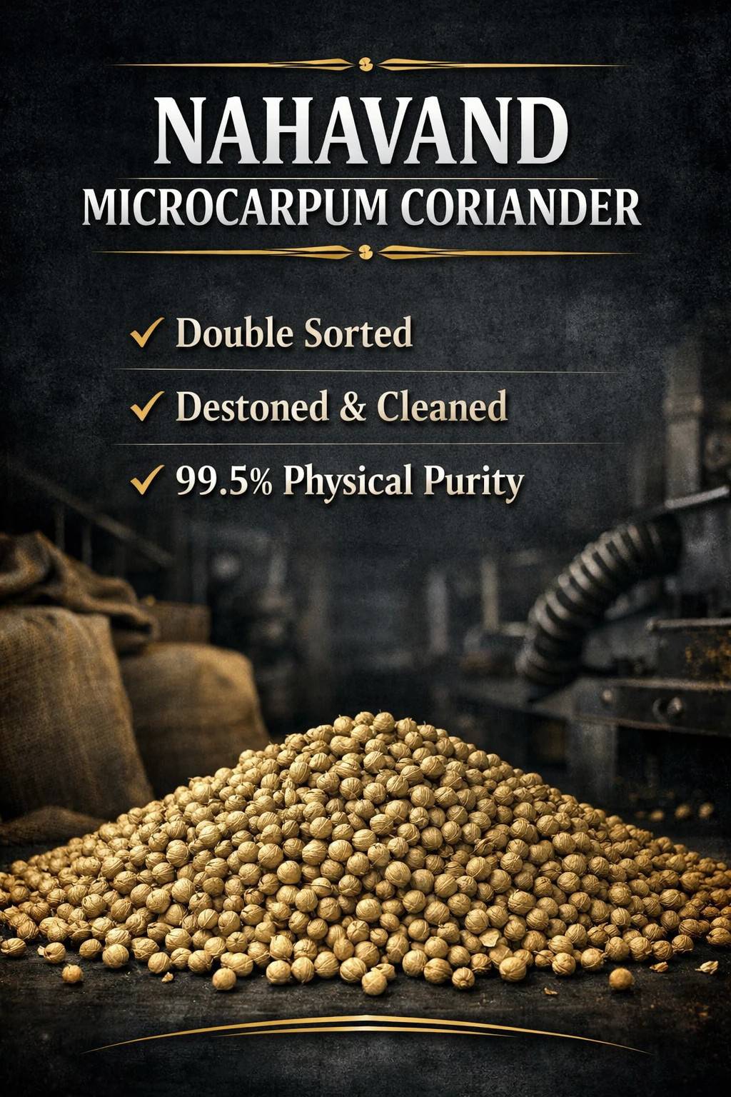 بذر گشنیزاسانس گیری